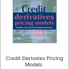 Credit Derivates Pricing Models - Philipp J.Schonbucher