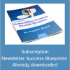 Mike Capuzzi - Subscription Newsletter Success Blueprints - Already downloaded