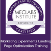 Meclabs – Marketing Experiments Landing Page Optimization Training