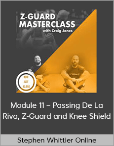 Stephen Whittier Online – Module 11 – Passing De La Riva, Z-Guard and Knee Shield