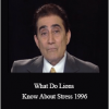 Majid Ali - What Do Lions Know About Stress 1996