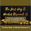 Joshua Lisec – The Best Way To Market Research It