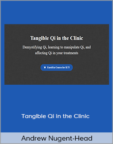 Andrew Nugent-Head - Tangible Qi in the Clinic