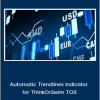 Automatic Trendlines Indicator for ThinkOrSwim TOS