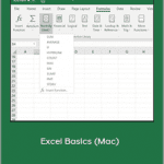 Jessica Holton – Excel Basics (Mac)