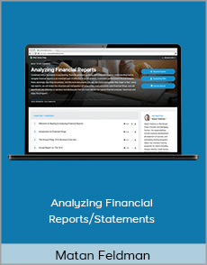 Matan Feldman - Analyzing Financial Reports/Statements