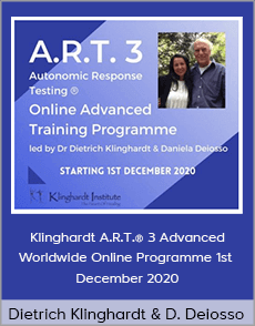 Dietrich Klinghardt and Daniela Deiosso - Klinghardt A.R.T.® 3 Advanced Worldwide Online Programme 1st December 2020