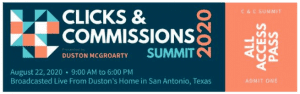 Duston McGroarty - Clicks and Commissions Summit 2020