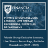 Jeremy - Private Group Exclusive Lessons, Live Stream Recordings, Portfolio Breakdown (2017 - 2021)