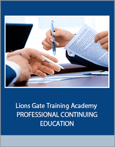 Lions Gate Training Academy - CORE CONTINUING EDUCATION: Company Operational Procedures Manual (3 Credit hours)