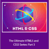 Mosh Hamedani - The Ultimate HTML5 and CSS3 Series: Part 3