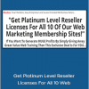 Promotelabs - Get Platinum Level Reseller Licenses For All 10 Web