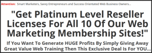 Promotelabs - Get Platinum Level Reseller Licenses For All 10 Web