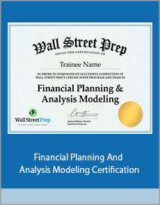 Financial Planning And Analysis Modeling Certification