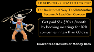 Guzz - The Bulletproof Way To $5k/Months In 2022: Become A Lead Gen Cowboy