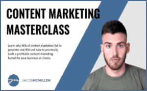 Jacob McMillen - Marketing Masterclass