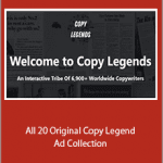 Matt Bockenstette - All 20 Original Copy Legend Ad Collection