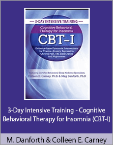 Meg Danforth And Colleen E. Carney - 3-Day Intensive Training - Cognitive Behavioral Therapy for Insomnia (CBT-I)