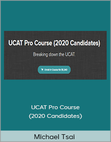 Michael Tsai - UCAT Pro Course (2020 Candidates)