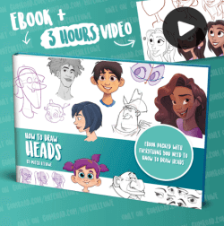 Mitch Leeuwe - How To Draw Heads Ebook And Video 2022