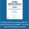 Paul Brasler - Certified Addictions-Informed Mental Health Professional (CAIMHP) - Two-Day Intensive Competency Training