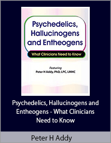 Peter H Addy - Psychedelics, Hallucinogens and Entheogens - What Clinicians Need to Know