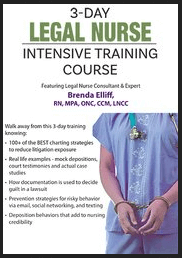 Rosale Lobo - 3-Day - Legal Nurse Intensive Training