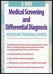 Shaun Goulbourne - 2-Day - Medical Screening and Differential Diagnosis Intensive Training