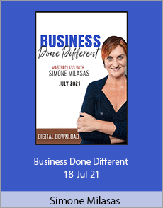 Simone Milasas - Business Done Different 18-Jul-21