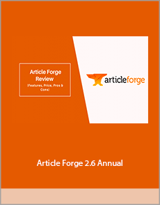 Article Forge 2.6 Annual