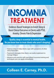 Colleen E. Carney - Insomnia Treatment - ESTESBCOICWPACPD