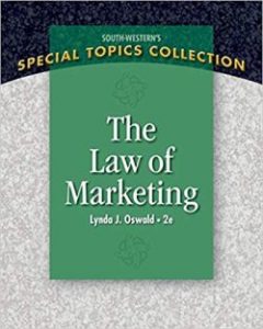 Lynda J. Oswald – The Law of Marketing, 2nd Ed