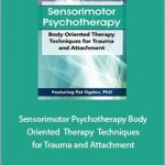 Pat Ogden - Sensorimotor Psychotherapy. Body Oriented Therapy Techniques for Trauma and Attachment