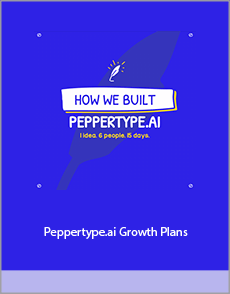 Peppertype.ai Growth Plans