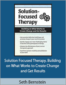 Seth Bernstein - Solution Focused Therapy. Building on What Works to Create Change and Get Results