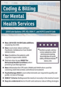 Sherry Marchand - Coding and Billing for Mental Health Services 2018 Code Updates - CIDAHLIC