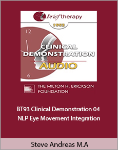 Steve Andreas - BT93 Clinical Demonstration 04 - NLP Eye Movement Integration [Audio]