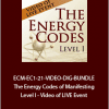 Sue Morter - ECM-EC1-21-VIDEO-DIG-BUNDLE The Energy Codes® of Manifesting and Level I - Video of LIVE Event