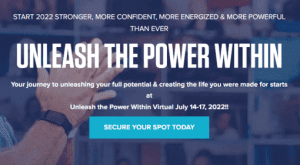 Tony Robbins - Unleash the power within Virtual Recording from March 2022