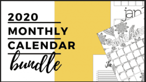 Chrissy Halton - Monthly Calendar Bundle