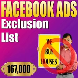 Facebook Ads Wholesaler Exclusion List