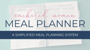 Kayse Pratt - Anchored Women Meal Planner