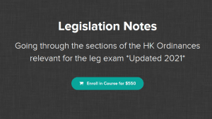 Hong Kong Pharmacist Registration Exam Tutorials - Legislation Notes